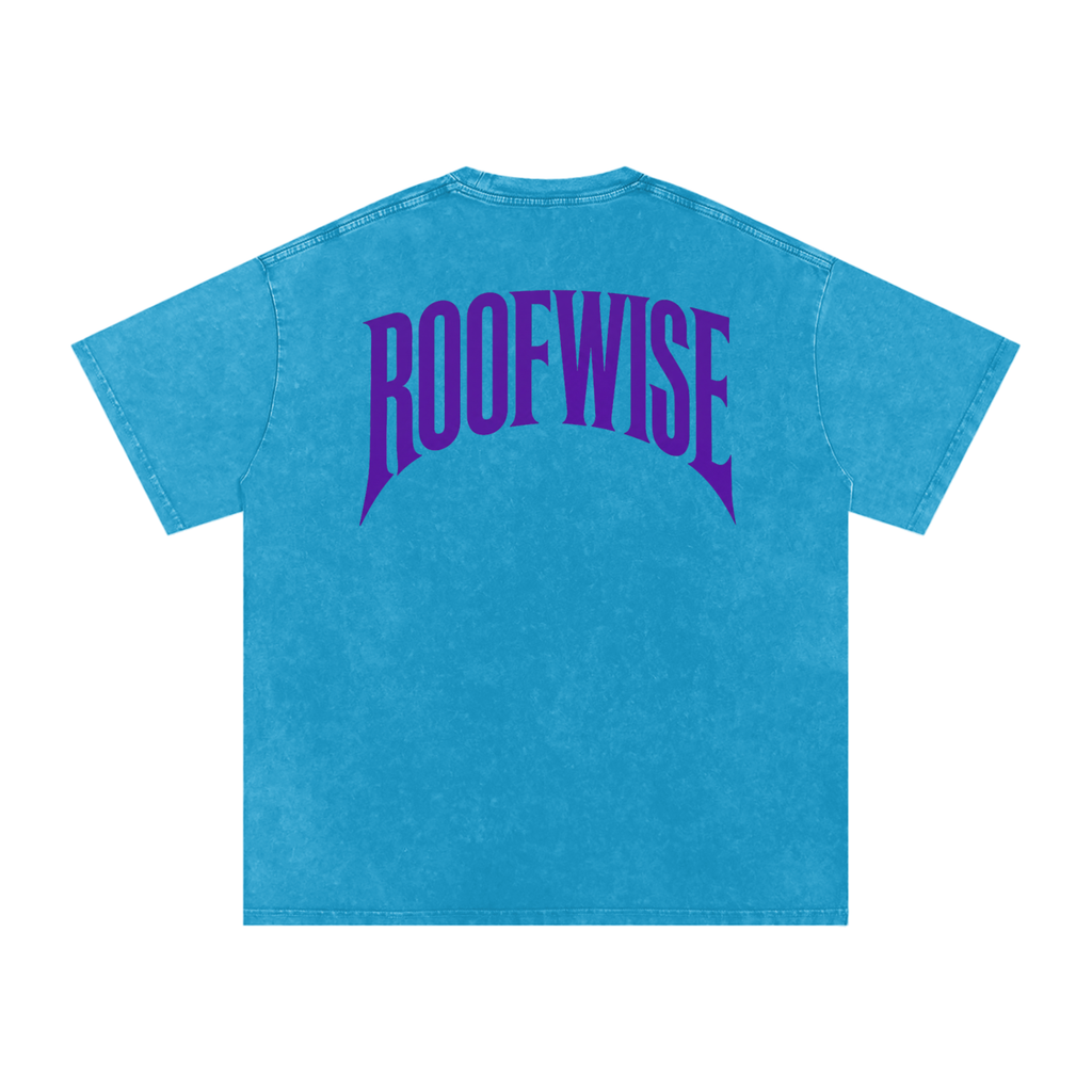 RoofWise | After Hours Oversized Tee | Snow Wash | Plum Crazy Purple Edition