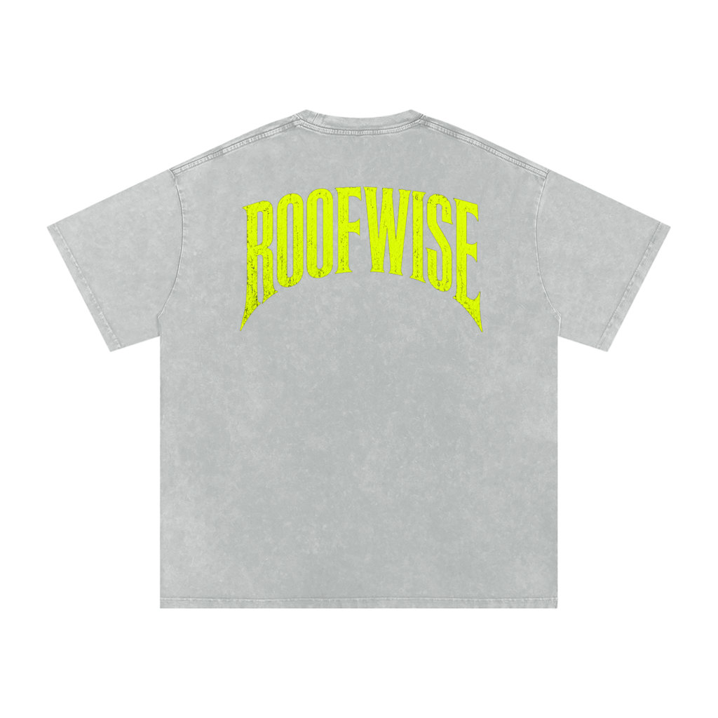 RoofWise After Hours Oversized Tee | Snow Wash