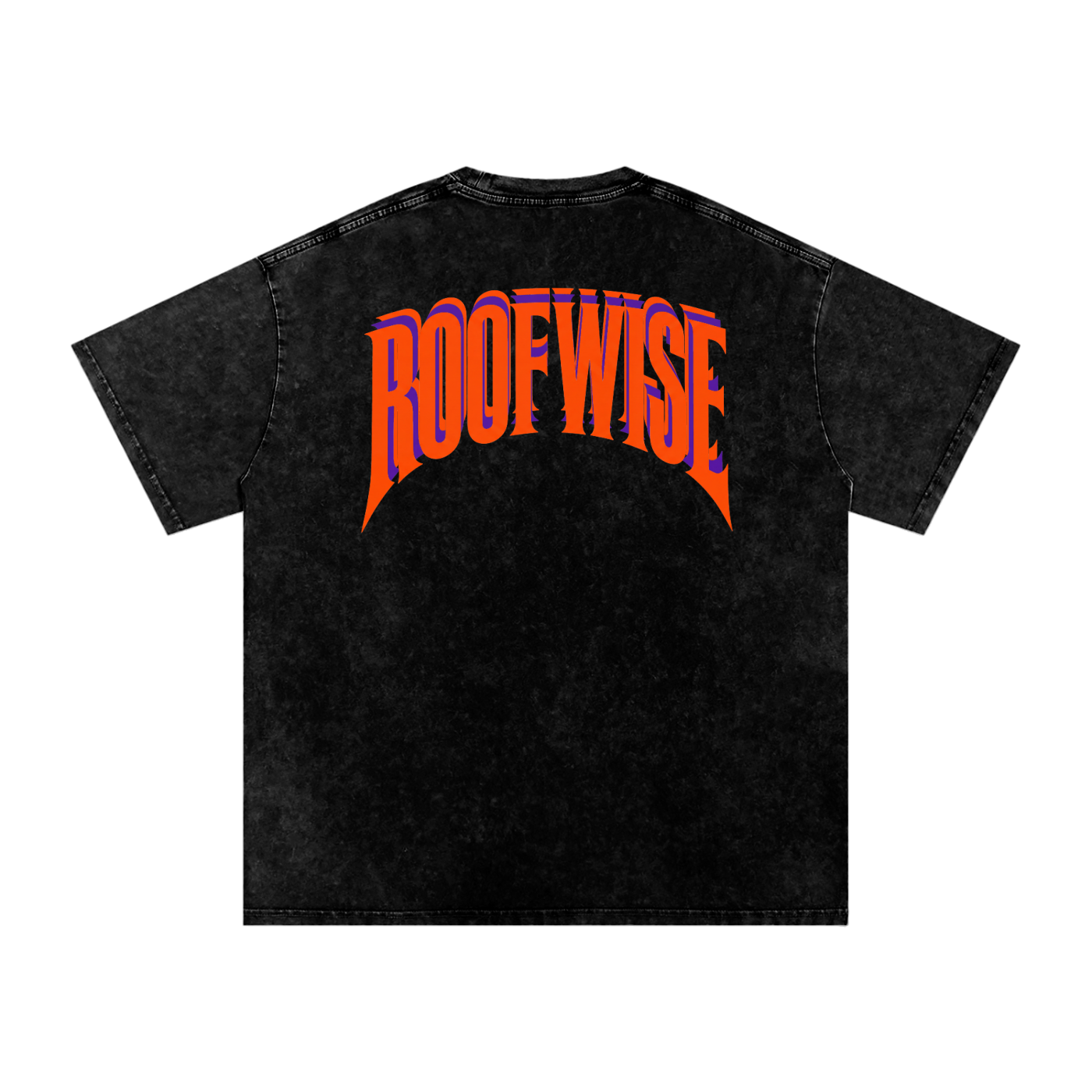 RoofWise | After Hours Oversized Tee | Snow Wash | Plum Orange Dreamcicle Edition