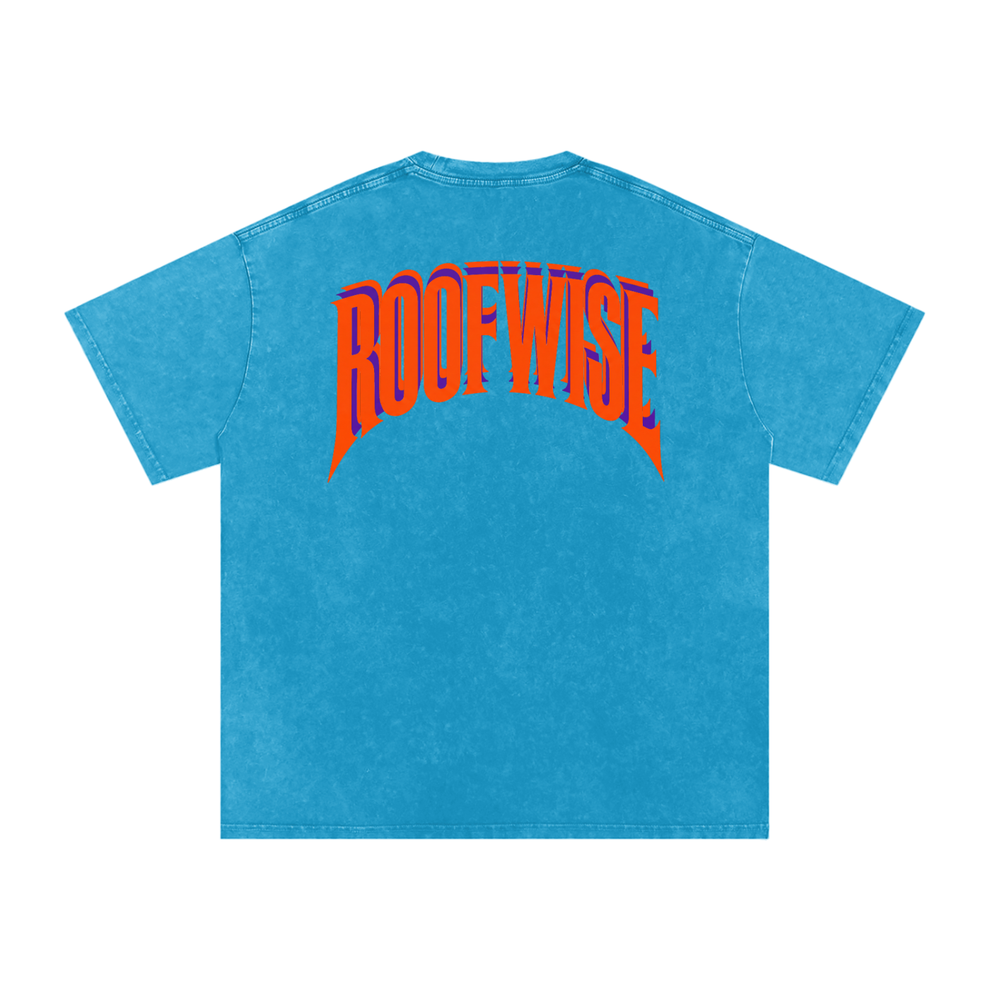 RoofWise | After Hours Oversized Tee | Snow Wash | Plum Orange Dreamcicle Edition