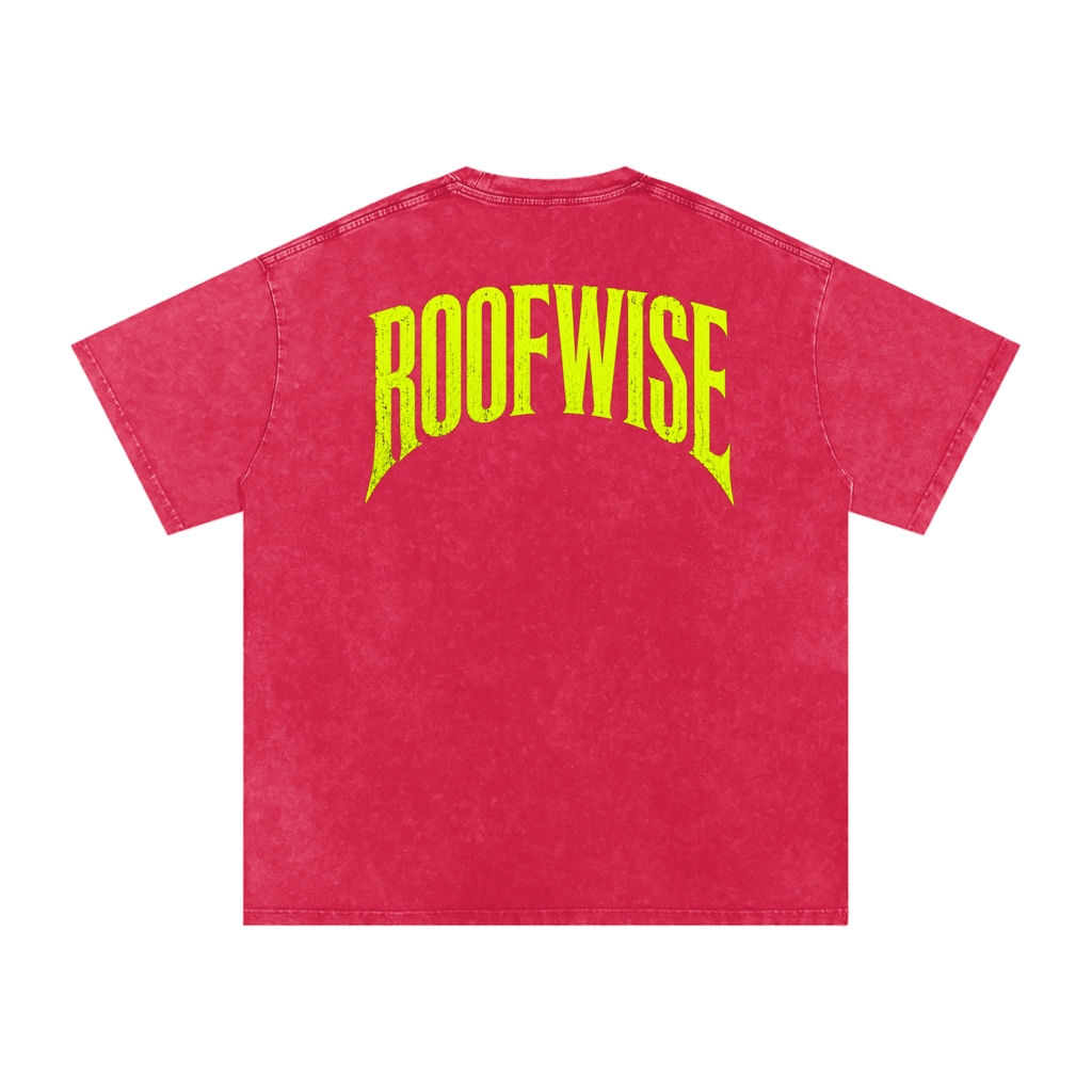 RoofWise After Hours Oversized Tee | Snow Wash