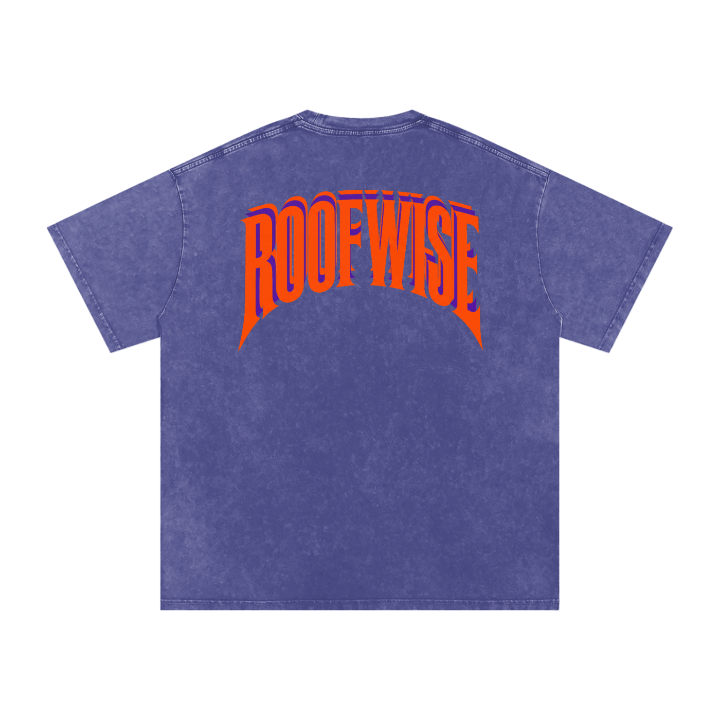 RoofWise | After Hours Oversized Tee | Snow Wash | Plum Orange Dreamcicle Edition