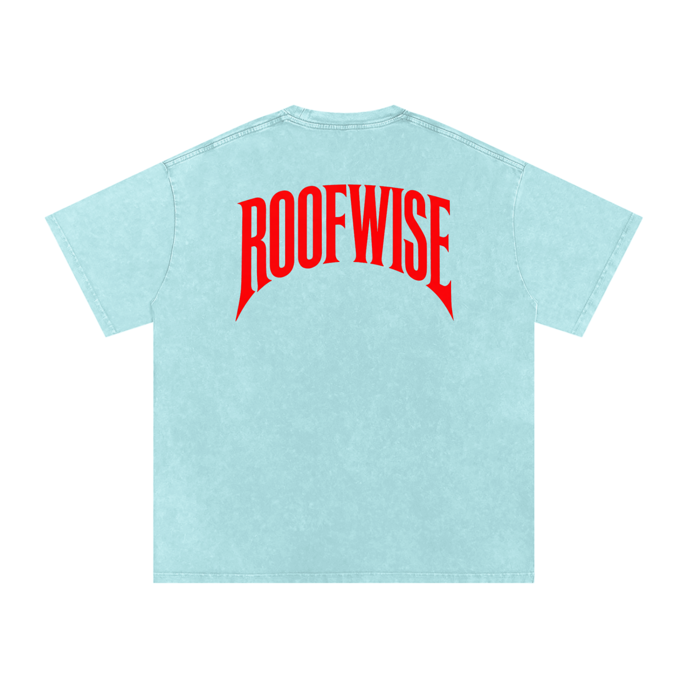 RoofWise | After Hours Oversized Tee | Snow Wash | Red Edition