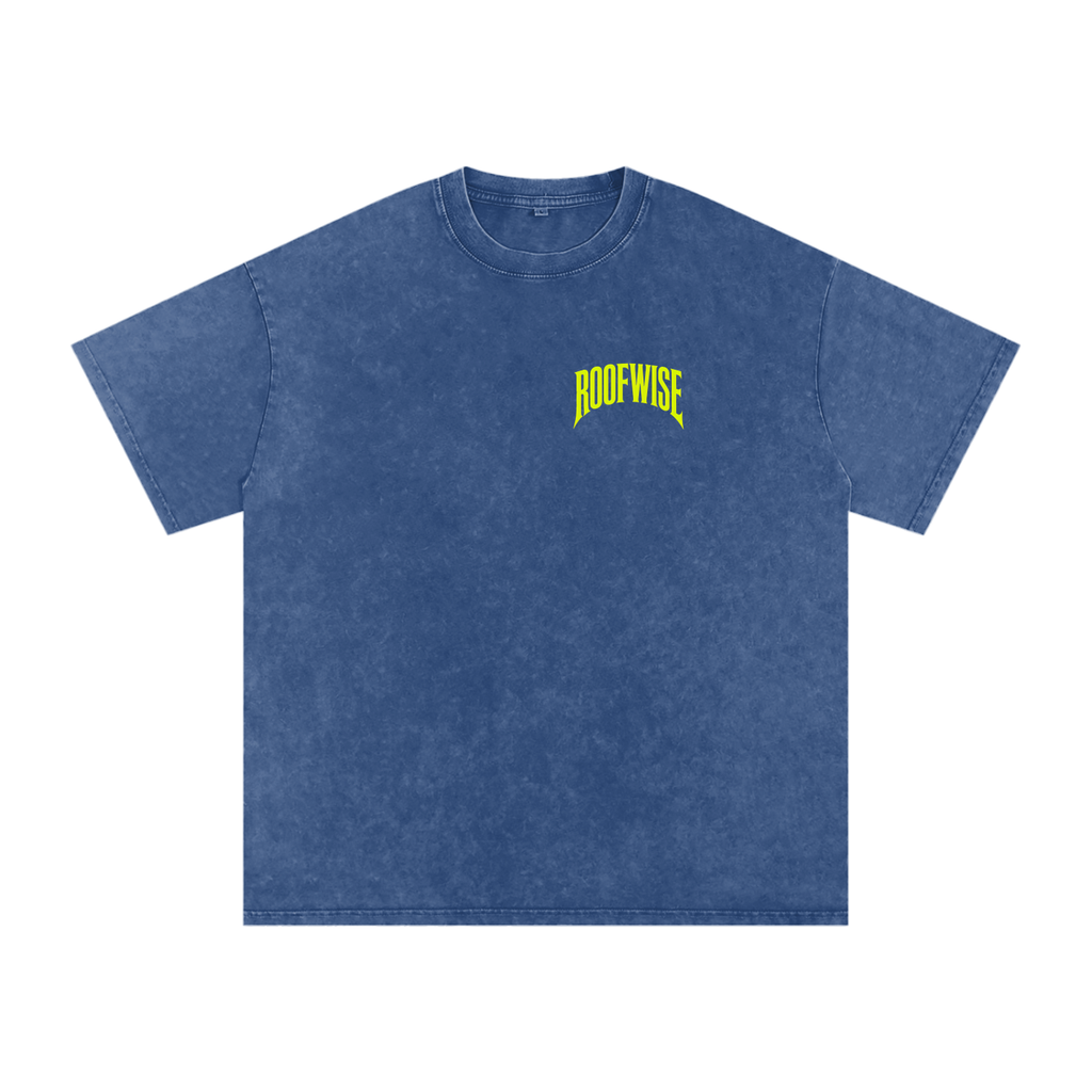 RoofWise | After Hours Oversized Graphic Tee | Snow Wash