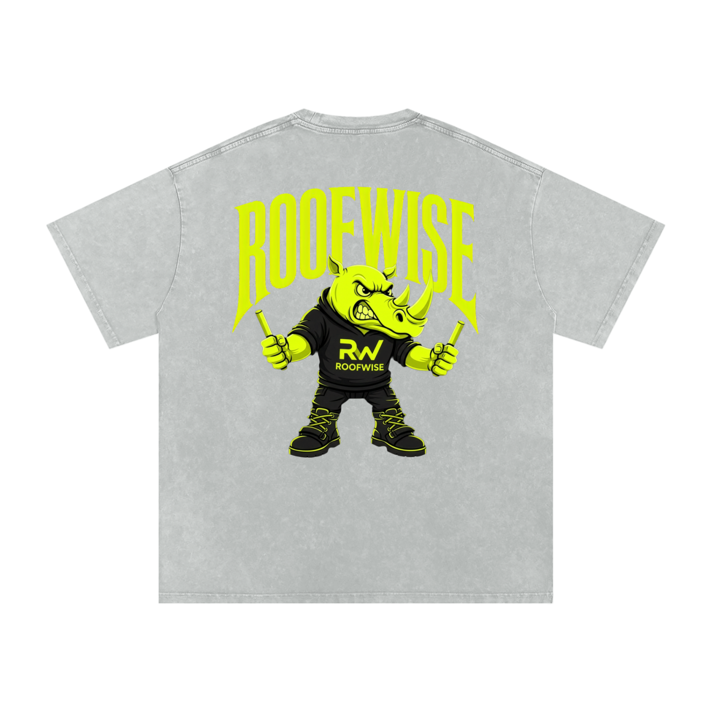 RoofWise | After Hours Oversized Graphic Tee | Snow Wash