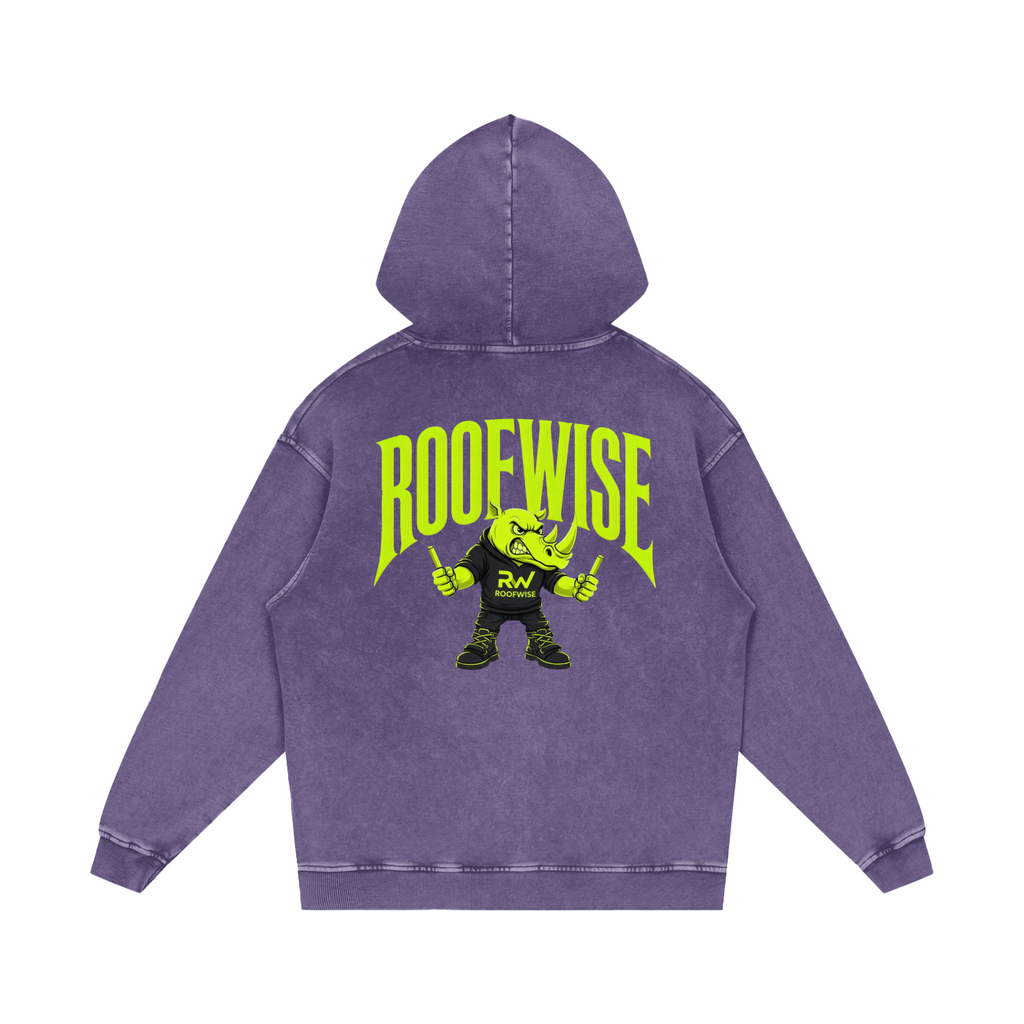 RoofWise | After Hours Oversized Hoodie | Snow Wash