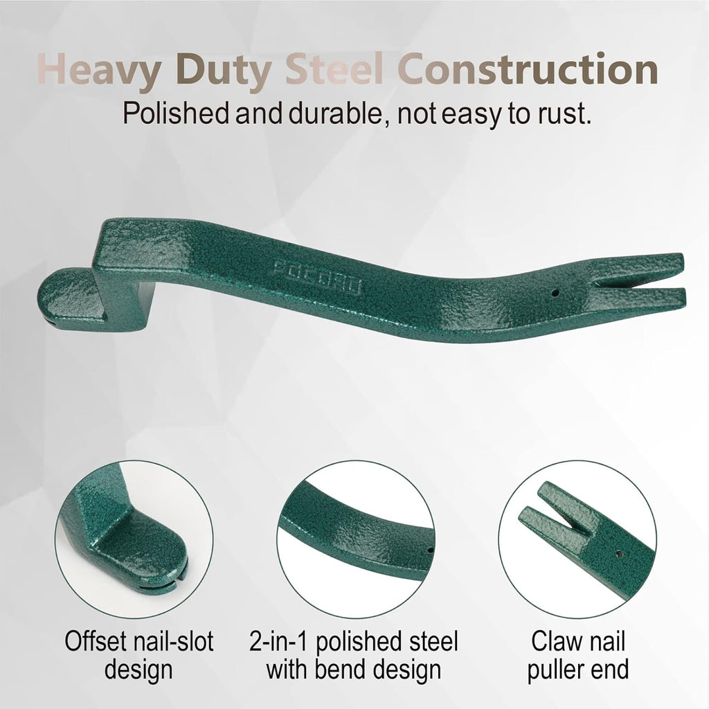 Roof Shingles, Shingle Removal Tool, Roofing Tools, Shingle Nail Installer, Roof Shingle Nail Puller, Nail Remover Pry Bar for Safe Roof Shingles Replacement Roofing Tools and Equipment