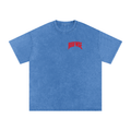 RoofWise | After Hours Oversized Tee | Snow Wash | Red Edition