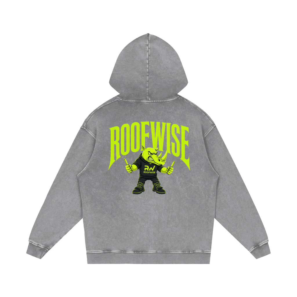 RoofWise | After Hours Oversized Hoodie | Snow Wash