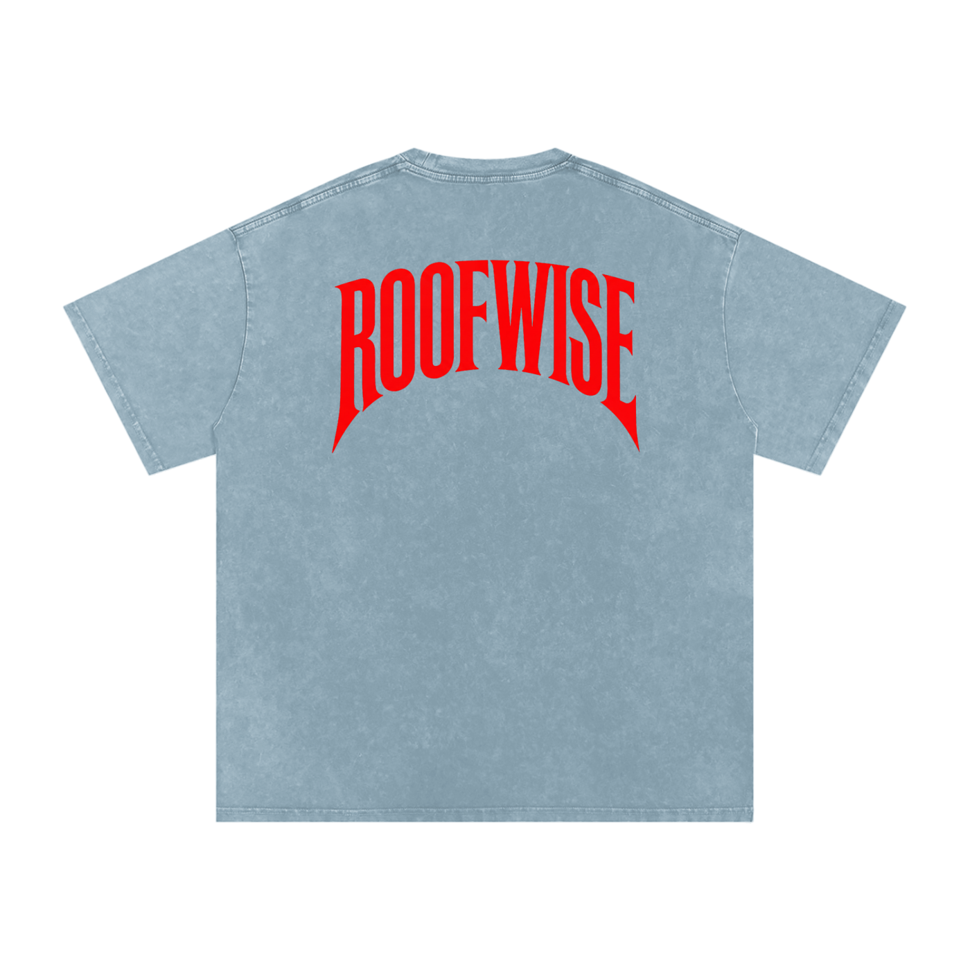 RoofWise | After Hours Oversized Tee | Snow Wash | Red Edition