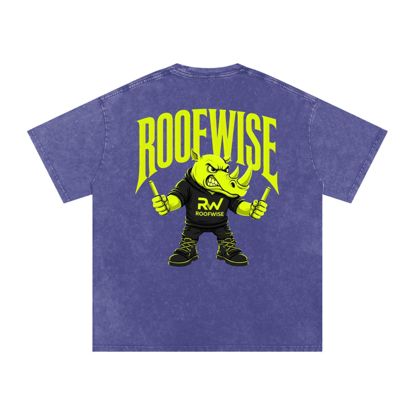 RoofWise | After Hours Oversized Graphic Tee | Snow Wash