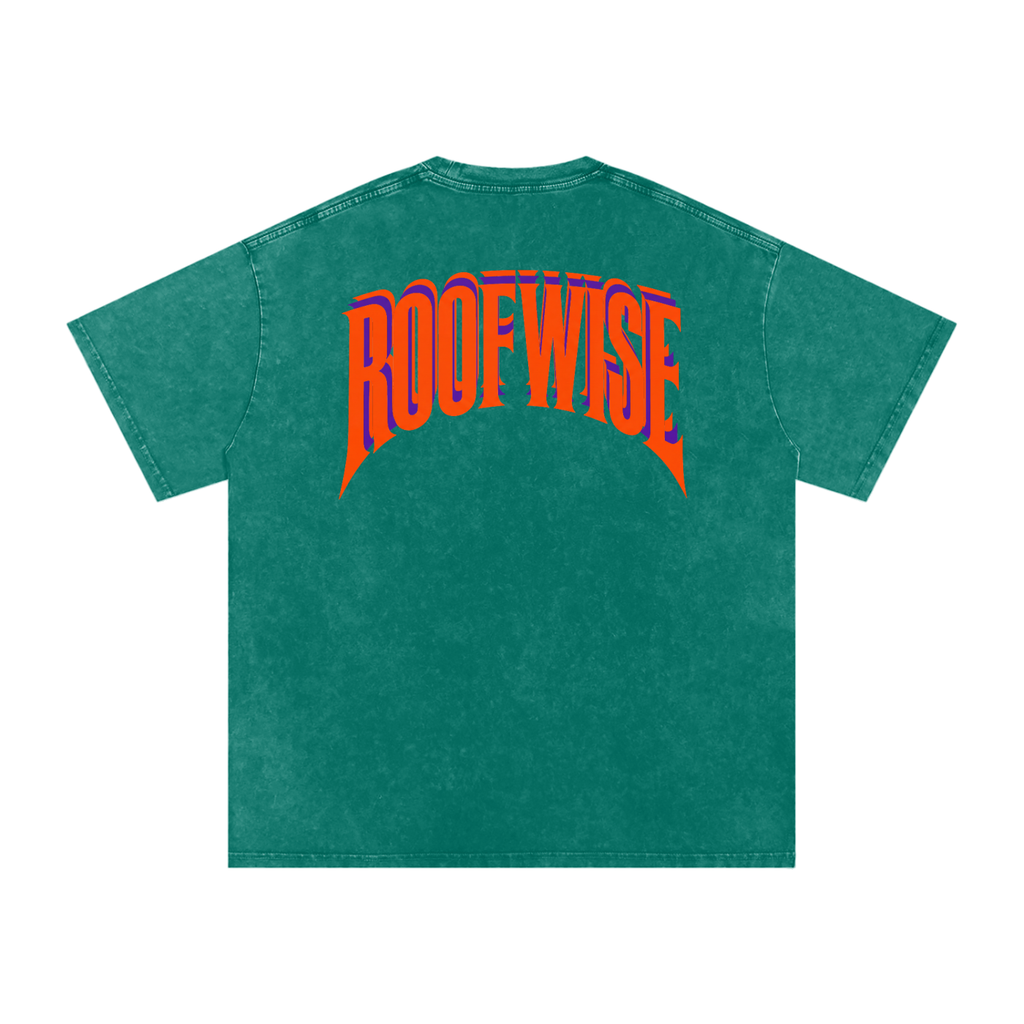 RoofWise | After Hours Oversized Tee | Snow Wash | Plum Orange Dreamcicle Edition
