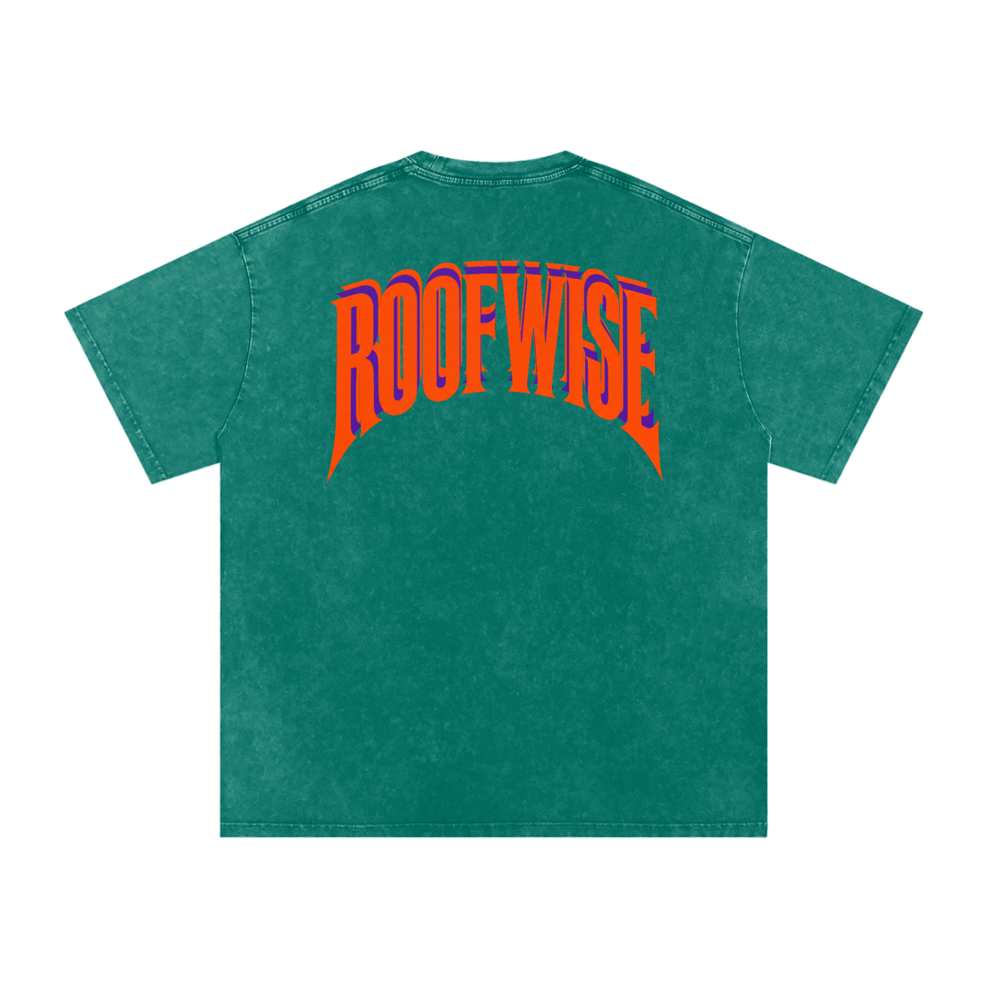 RoofWise | After Hours Oversized Tee | Snow Wash | Plum Orange Dreamcicle Edition