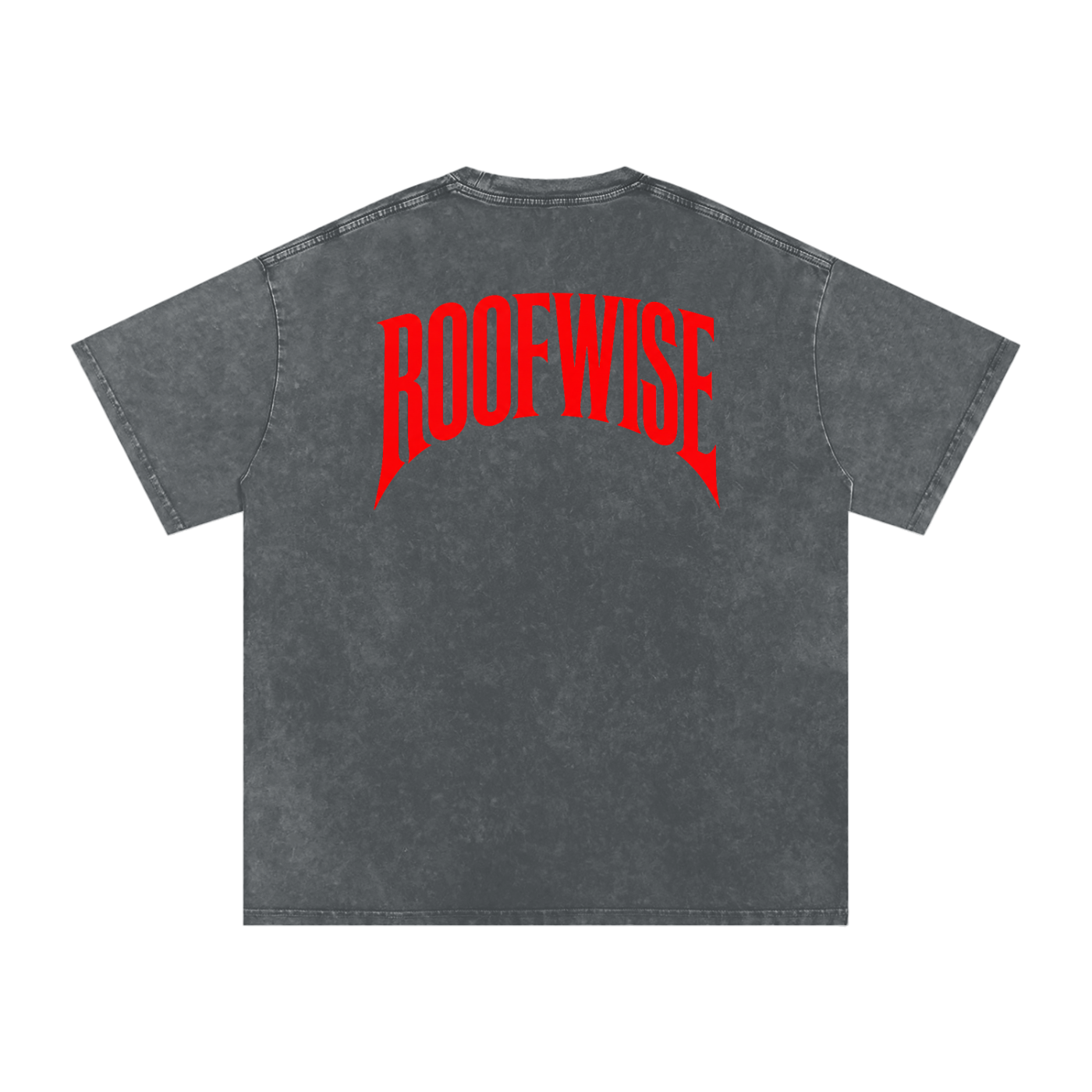 RoofWise | After Hours Oversized Tee | Snow Wash | Red Edition