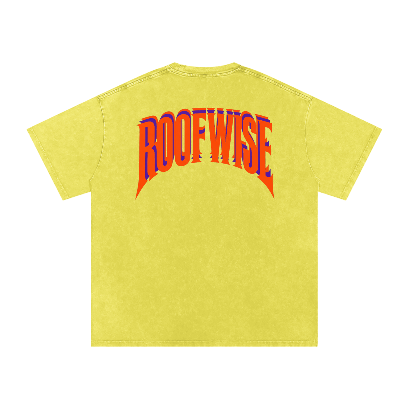RoofWise | After Hours Oversized Tee | Snow Wash | Plum Orange Dreamcicle Edition