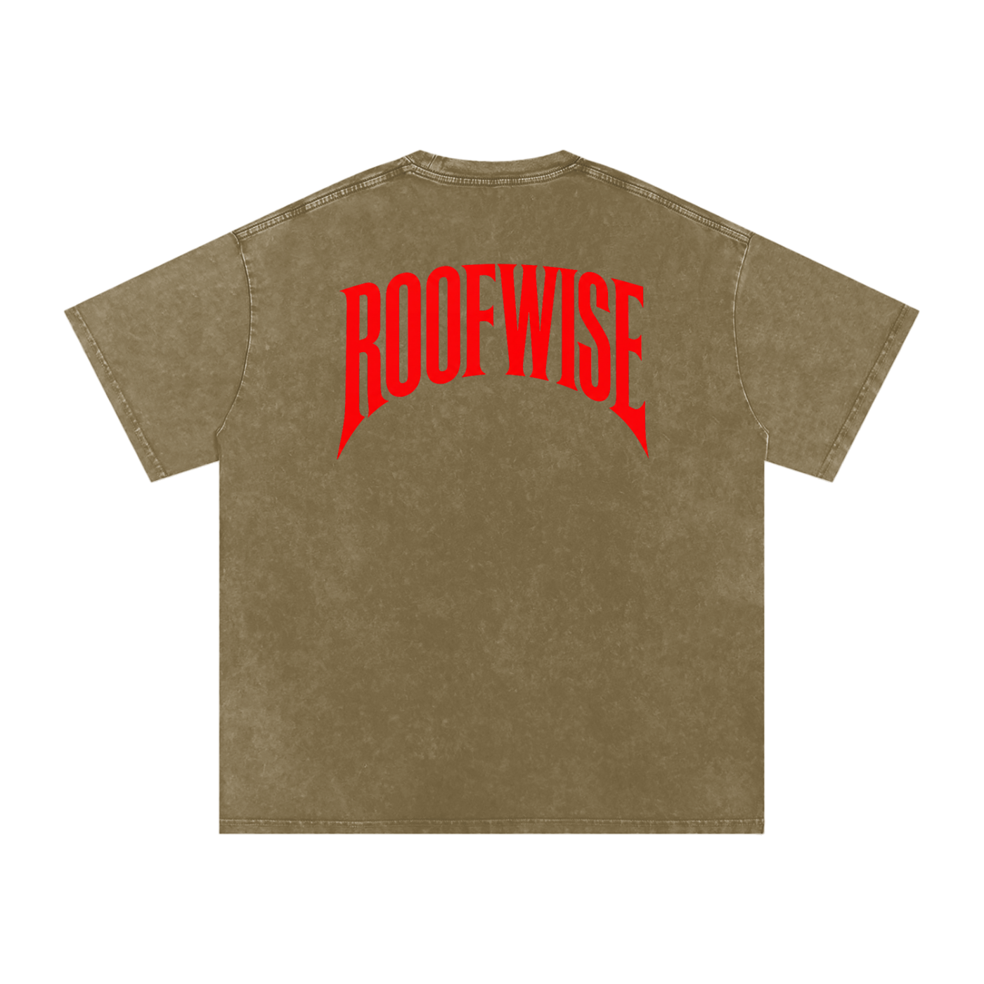 RoofWise | After Hours Oversized Tee | Snow Wash | Red Edition