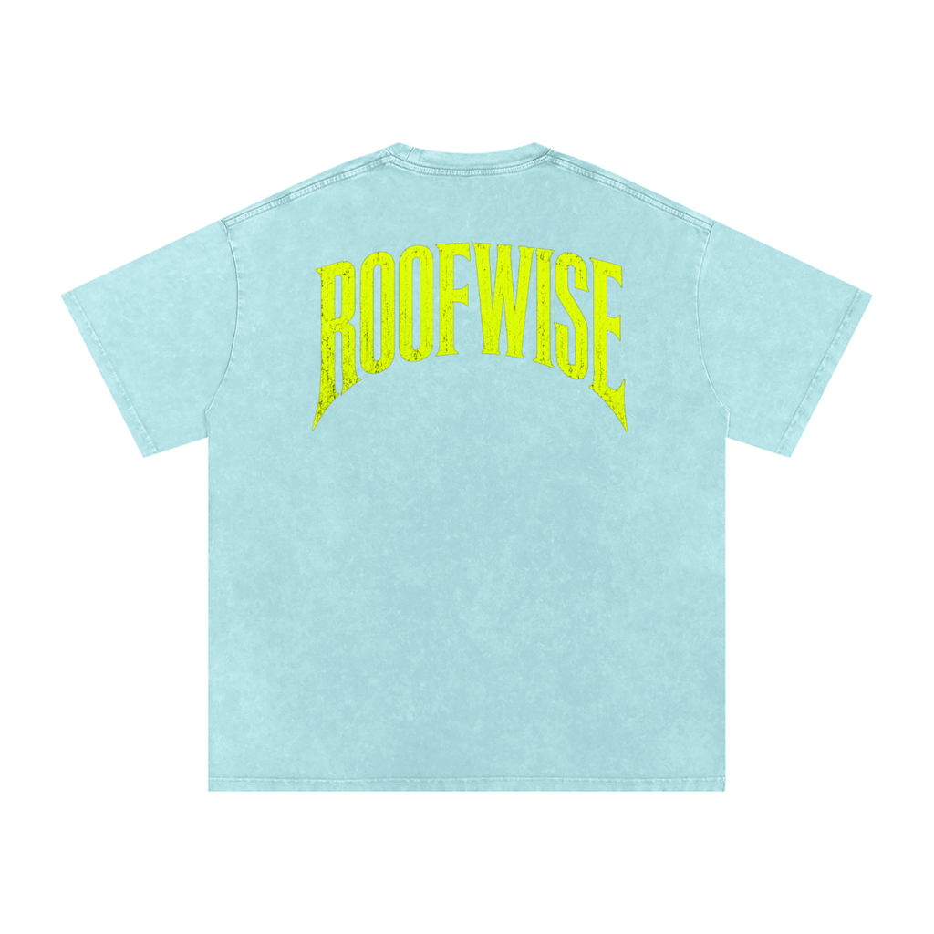 RoofWise After Hours Oversized Tee | Snow Wash