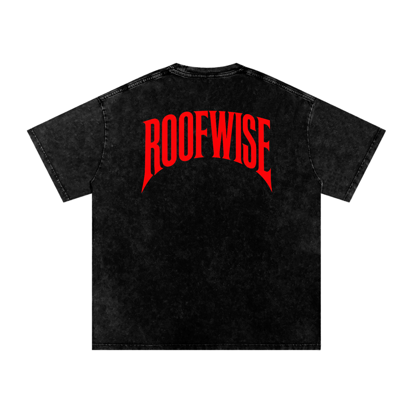 RoofWise | After Hours Oversized Tee | Snow Wash | Red Edition