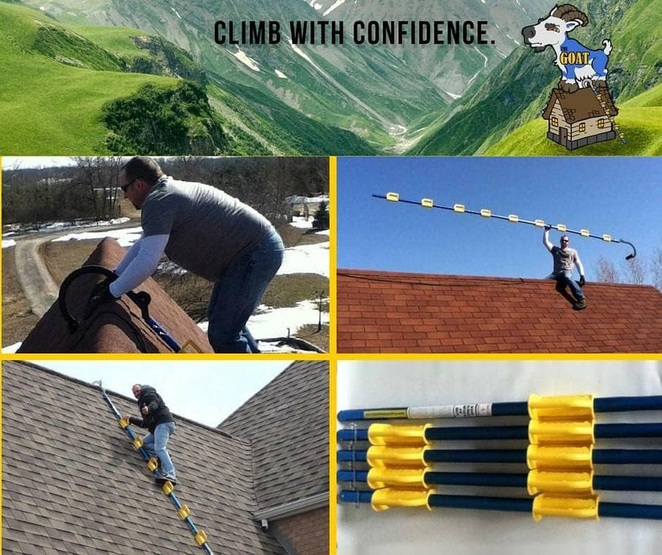 Steep Assist Roof Ladder Compact Goat (Compact)