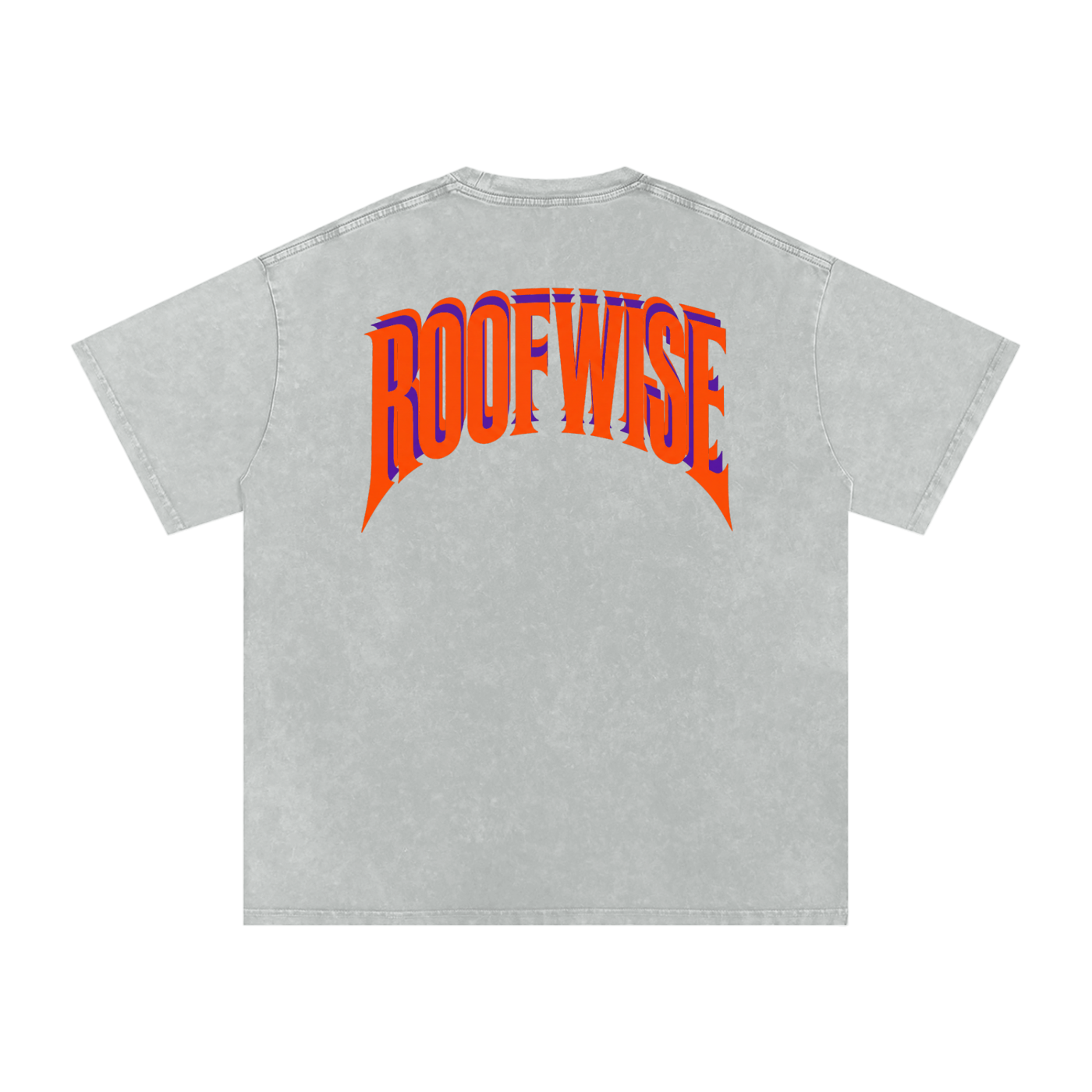 RoofWise | After Hours Oversized Tee | Snow Wash | Plum Orange Dreamcicle Edition
